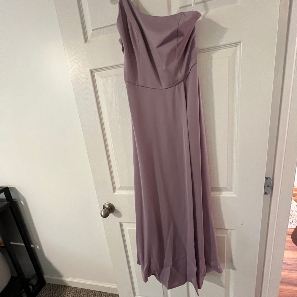David’s Bridal Lavender Bridesmaid Dress